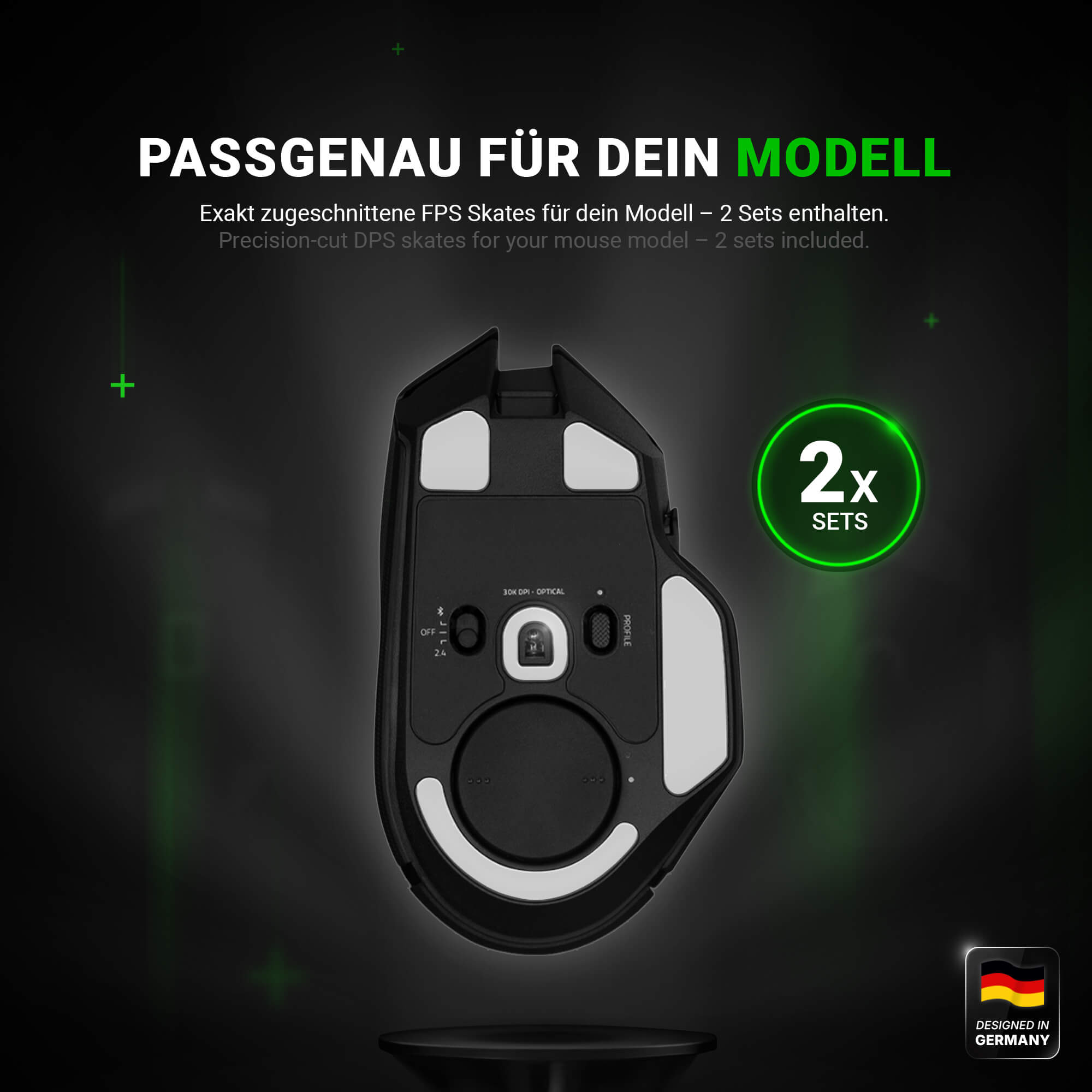 FPS Series – Mausfüße für Razer Basilisk V3 PRO – PTFE