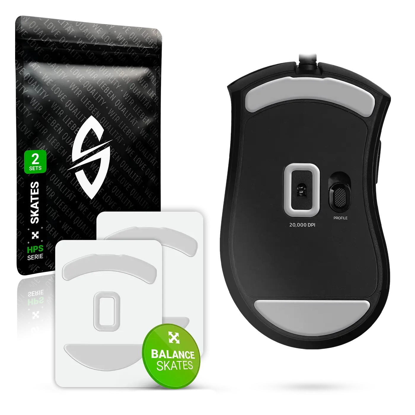 HPS Glides (2 Sets) for Razer Deathadder V2