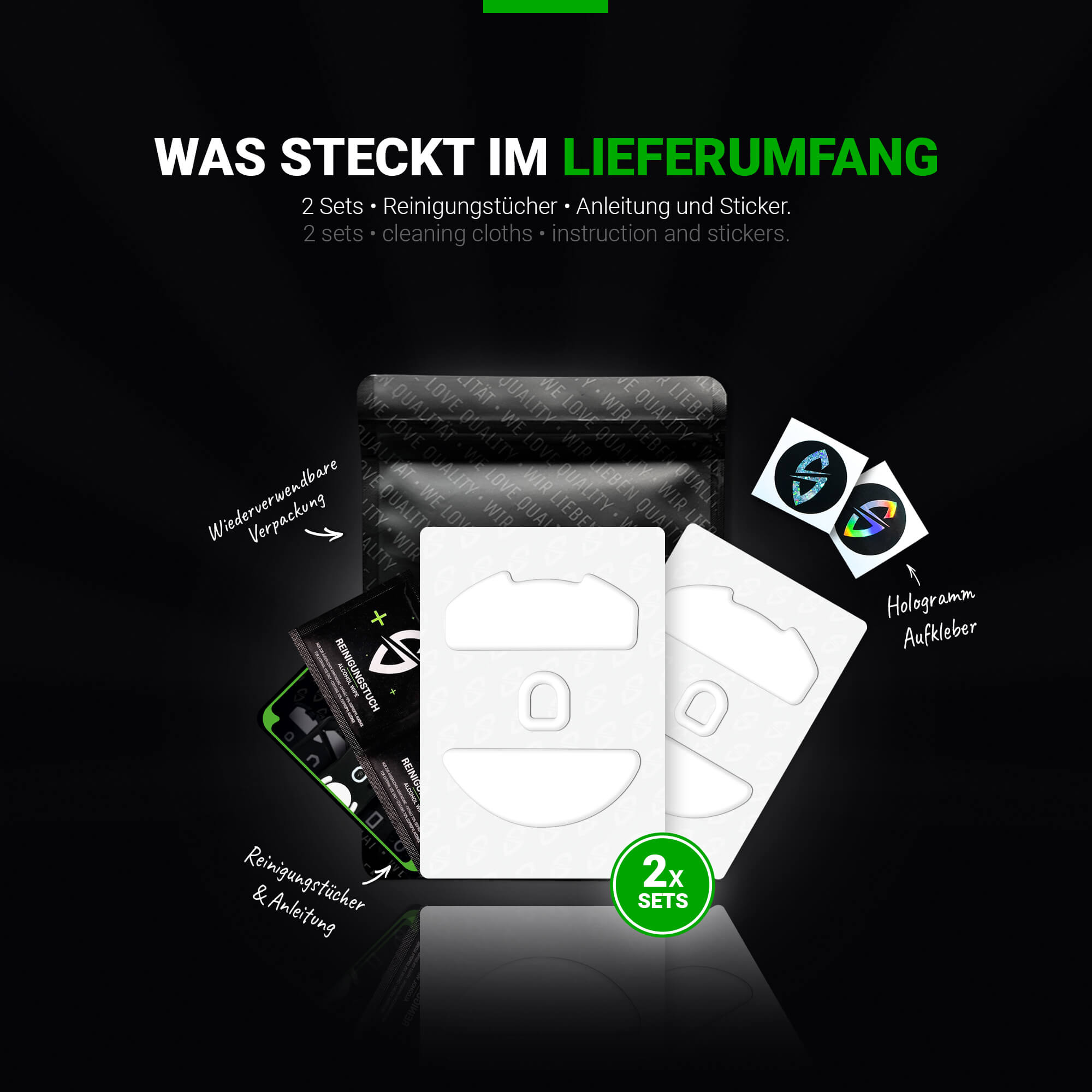 DPS Glides (2er Set) –  für Razer Deathadder V4 PRO