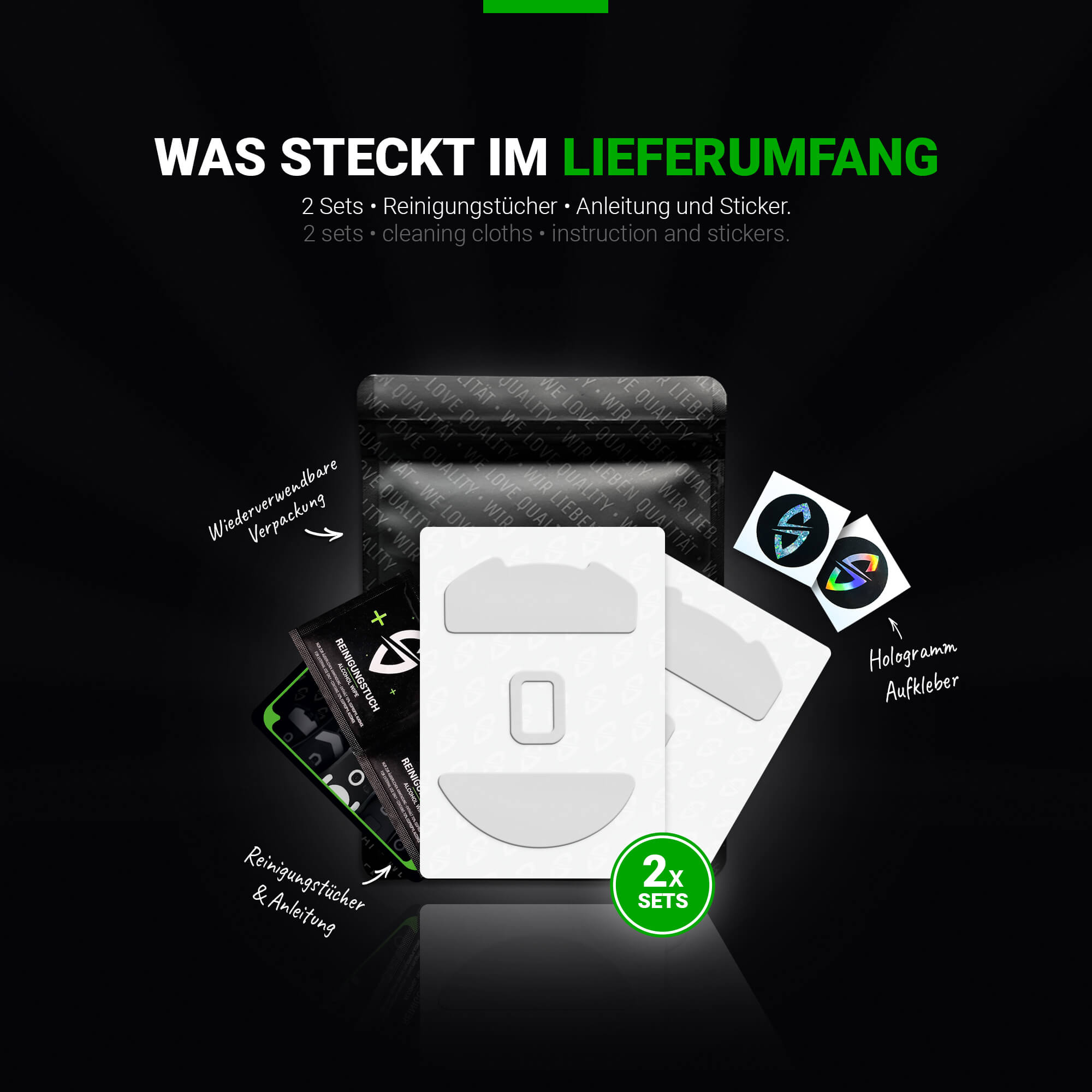 FPS Glides (2er Set) – für Razer Deathadder V3 Hyperspeed