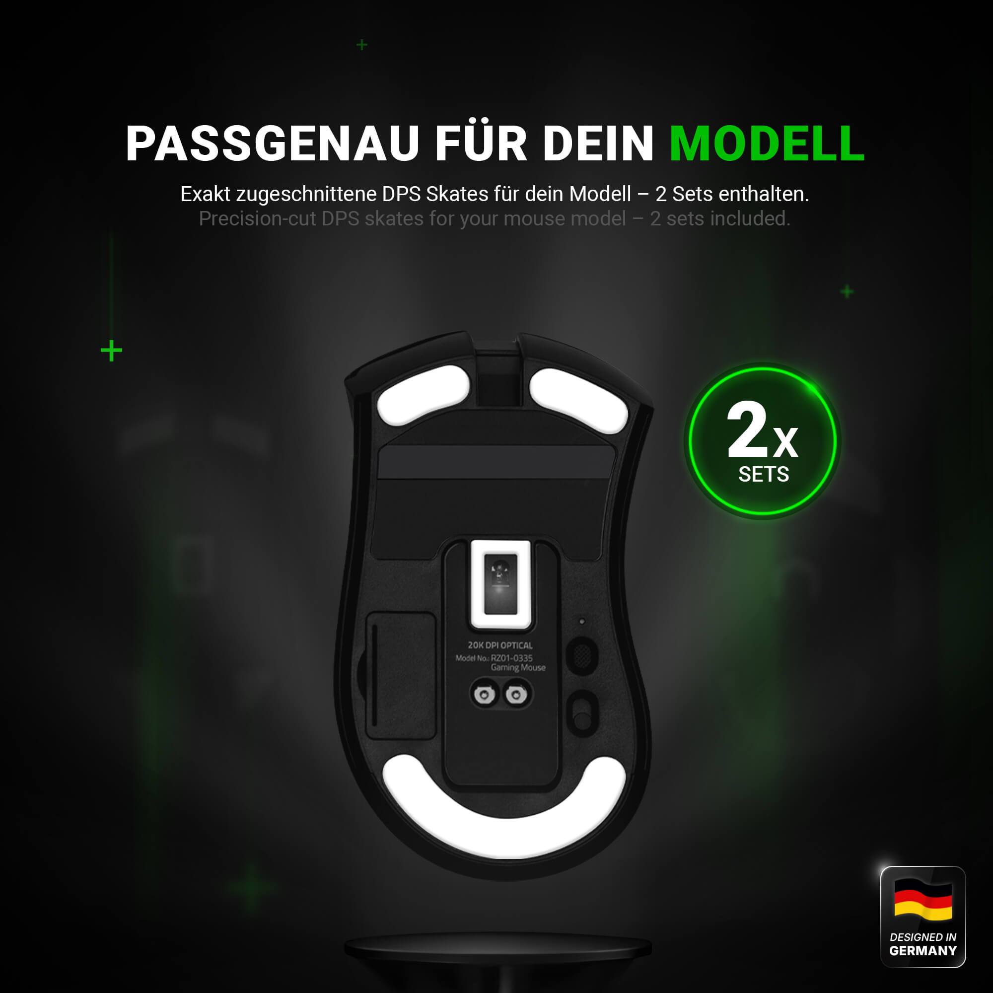 DPS Series – Mausfüße für Razer Deathadder V2 PRO – PTFE