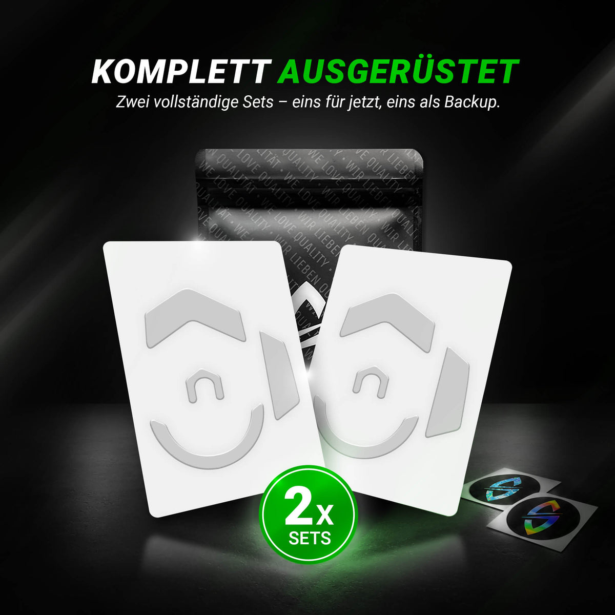 FPS Glides (2x) for Logitech G502 X Plus, Lightspeed