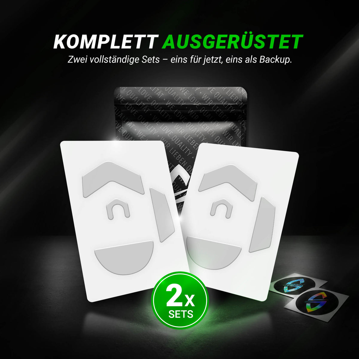 FPS Glides (2x) for Logitech G502 X (Wired Ver.)