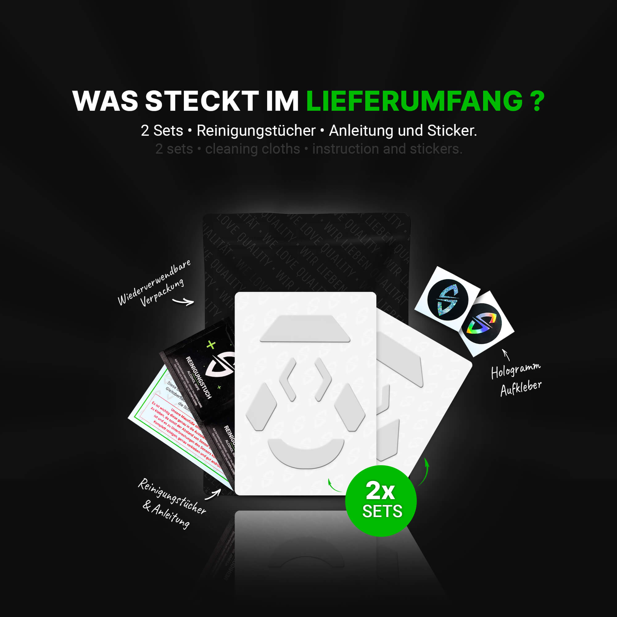 FPS Glides (2er Set) – für Logitech G903