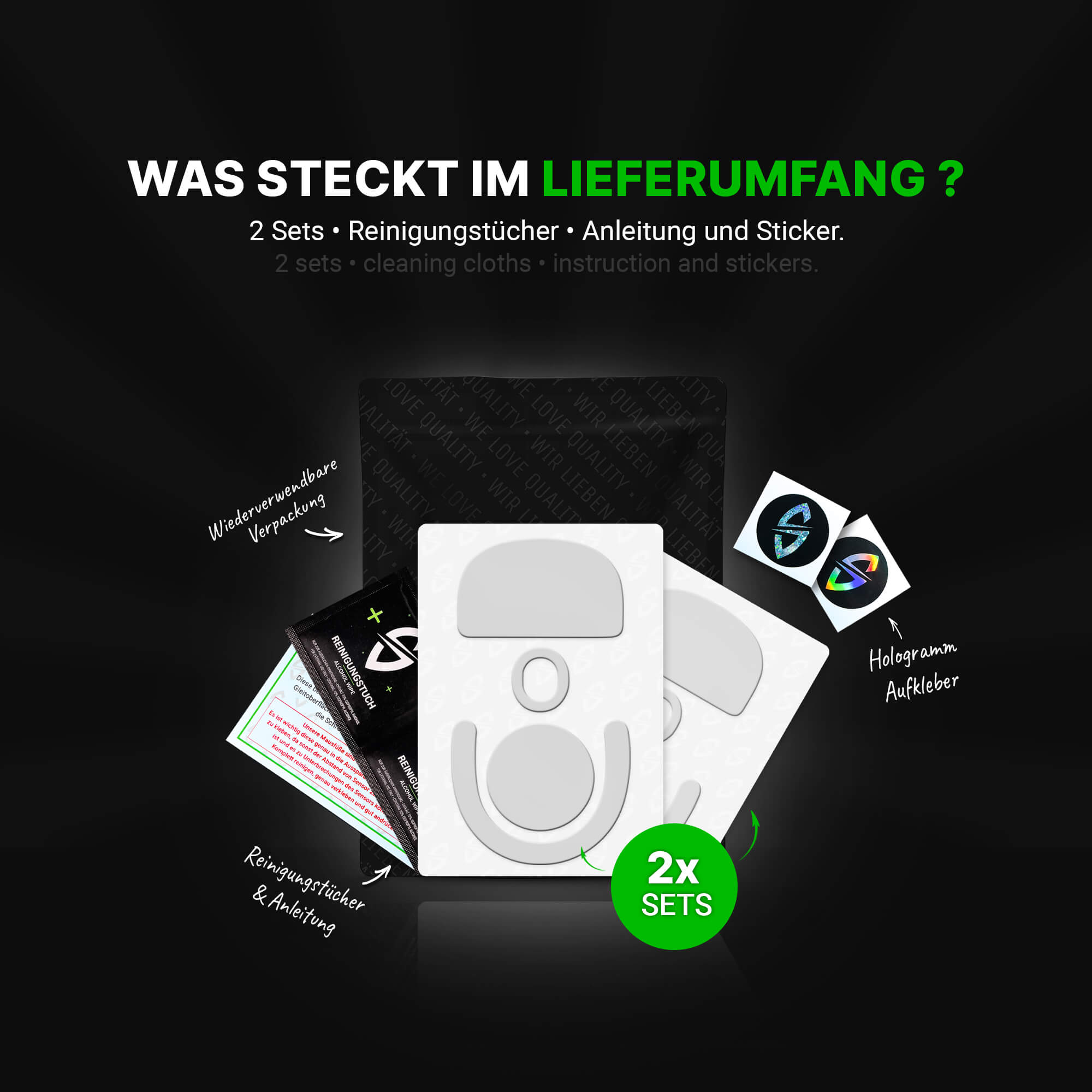 FPS Glides (2er Set) – für Logitech G PRO X Superlight 2 DEX