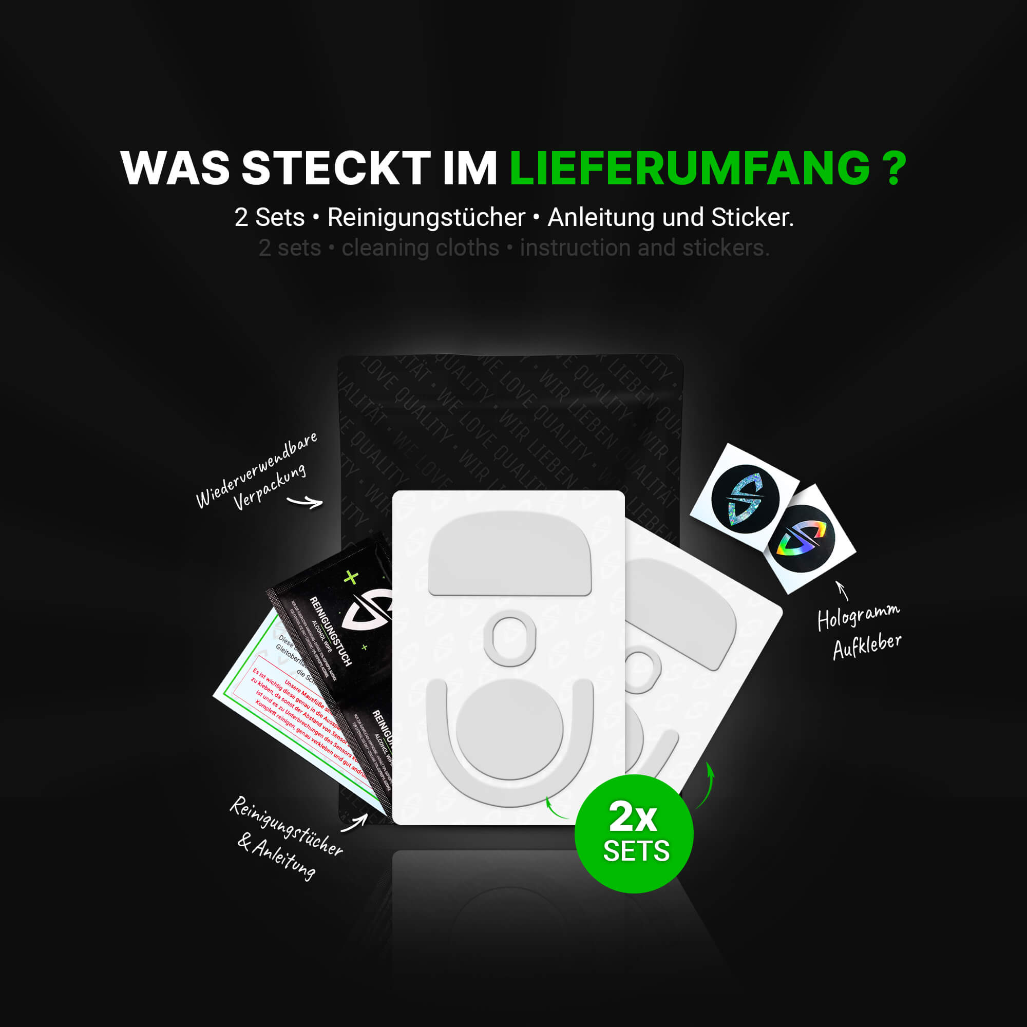 FPS Glides (2er Set) – für Logitech G PRO X Superlight 2