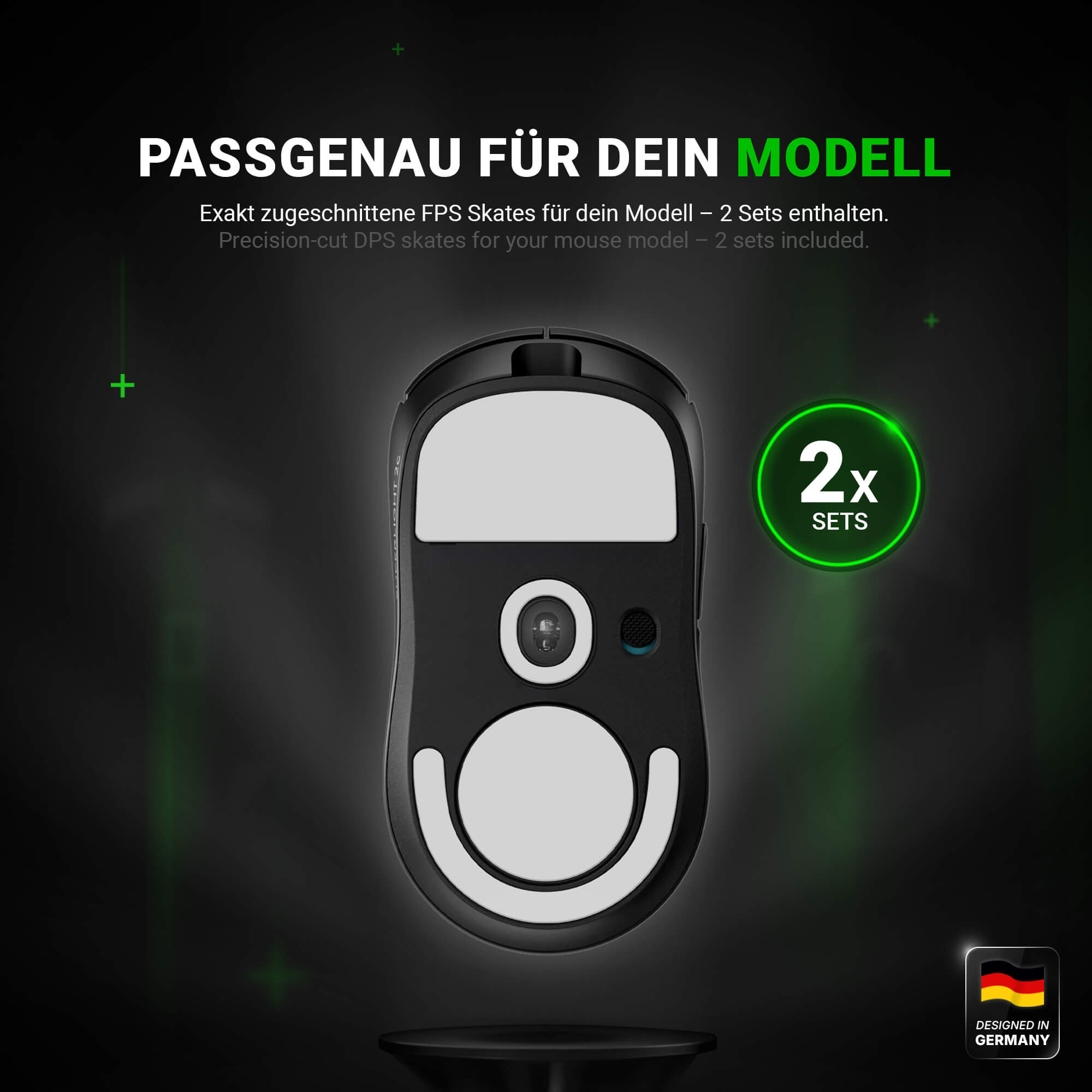 FPS Glides - 2 Sets - for Logitech G PROX Superlight 2c