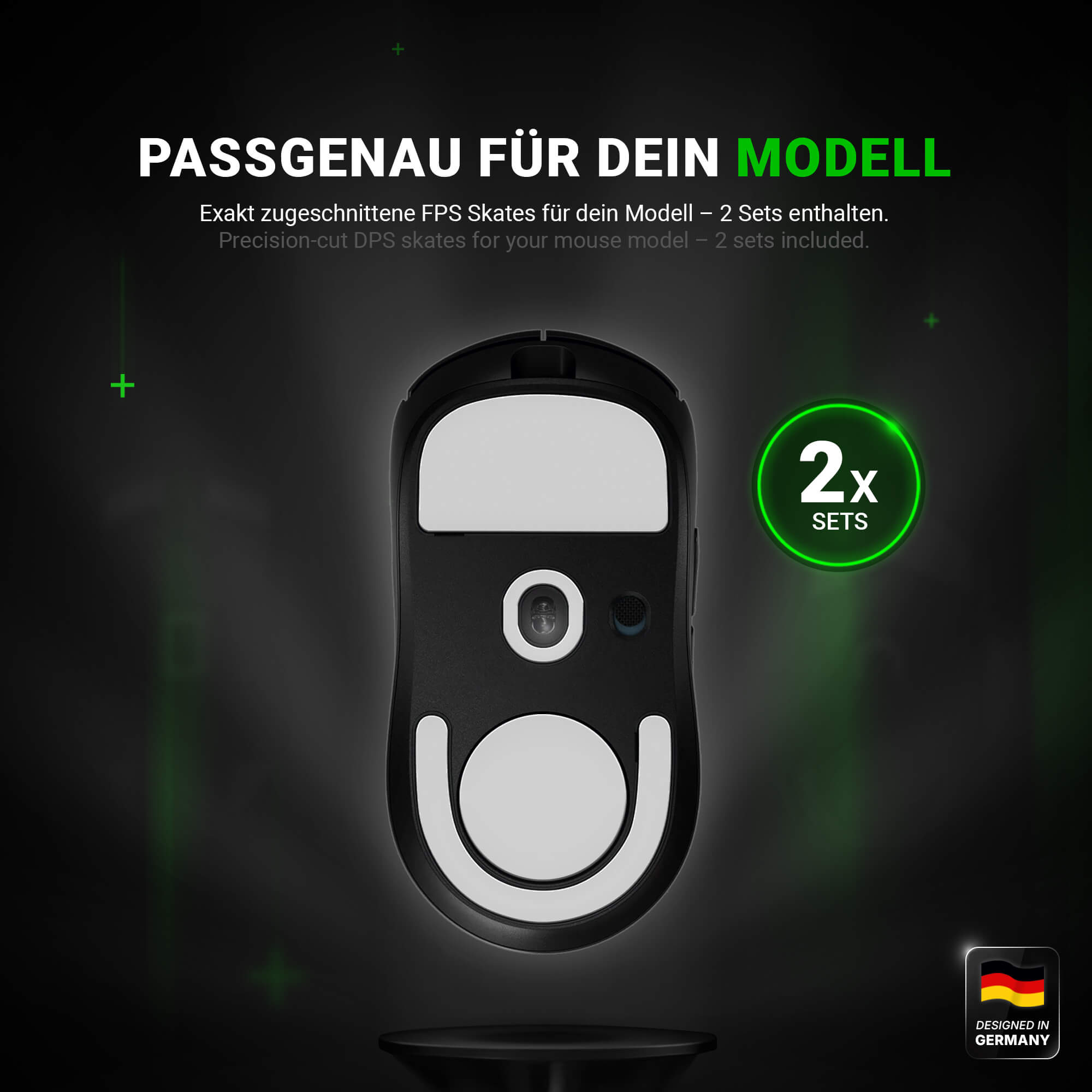 FPS Glides (2x) for Logitech G PRO X Superlight 2