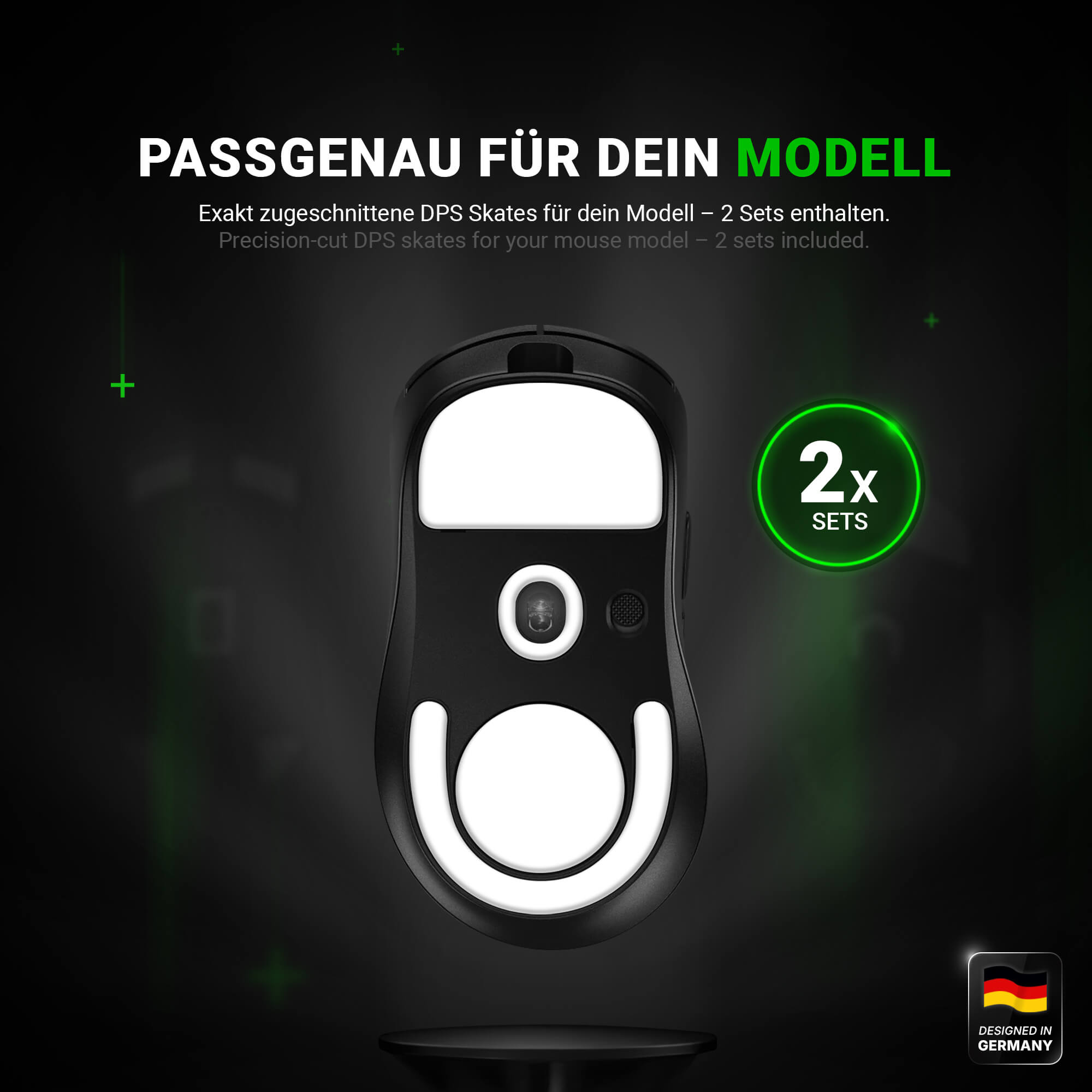 DPS Glides - 2 Sets - for Logitech G PRO X Superlight 2 DEX