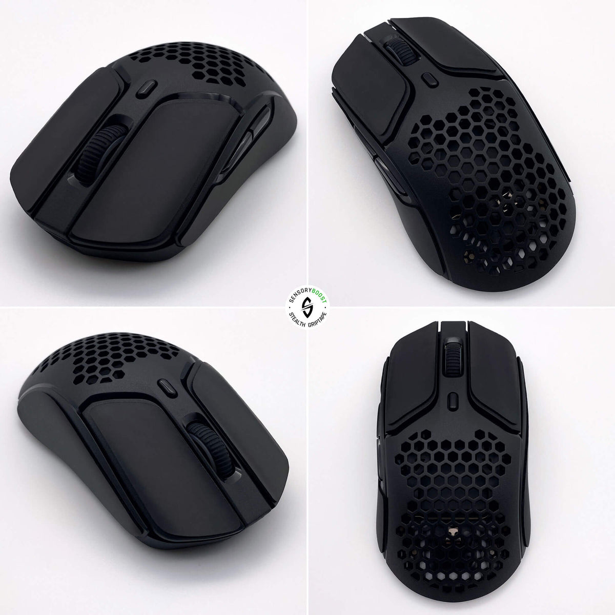 SensoryBoost® Grip Tape Set + Pad für HyperX Pulsefire Haste Gaming Maus