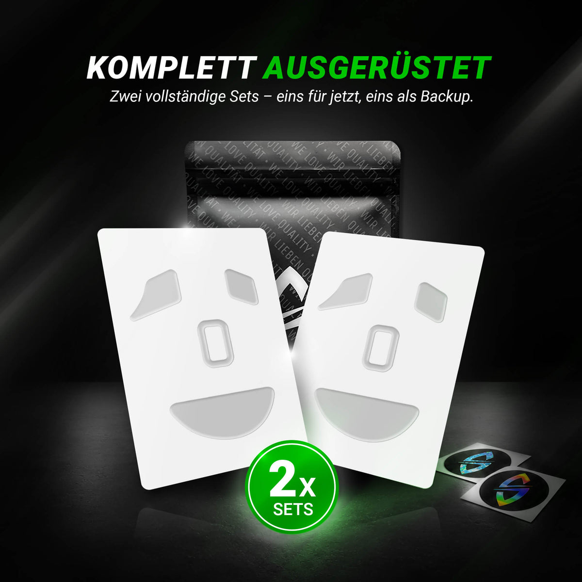 HPS Series – Mausfüße für Razer Naga X – PTFE