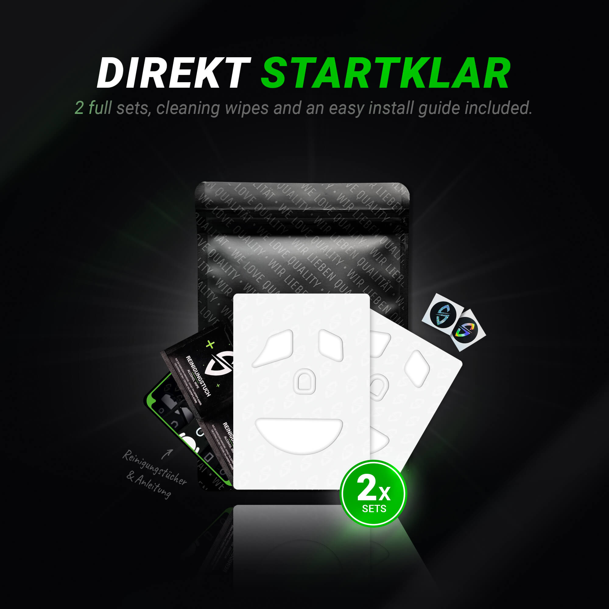 DPS Glides (2x) for Razer Naga V2 Hyperspeed