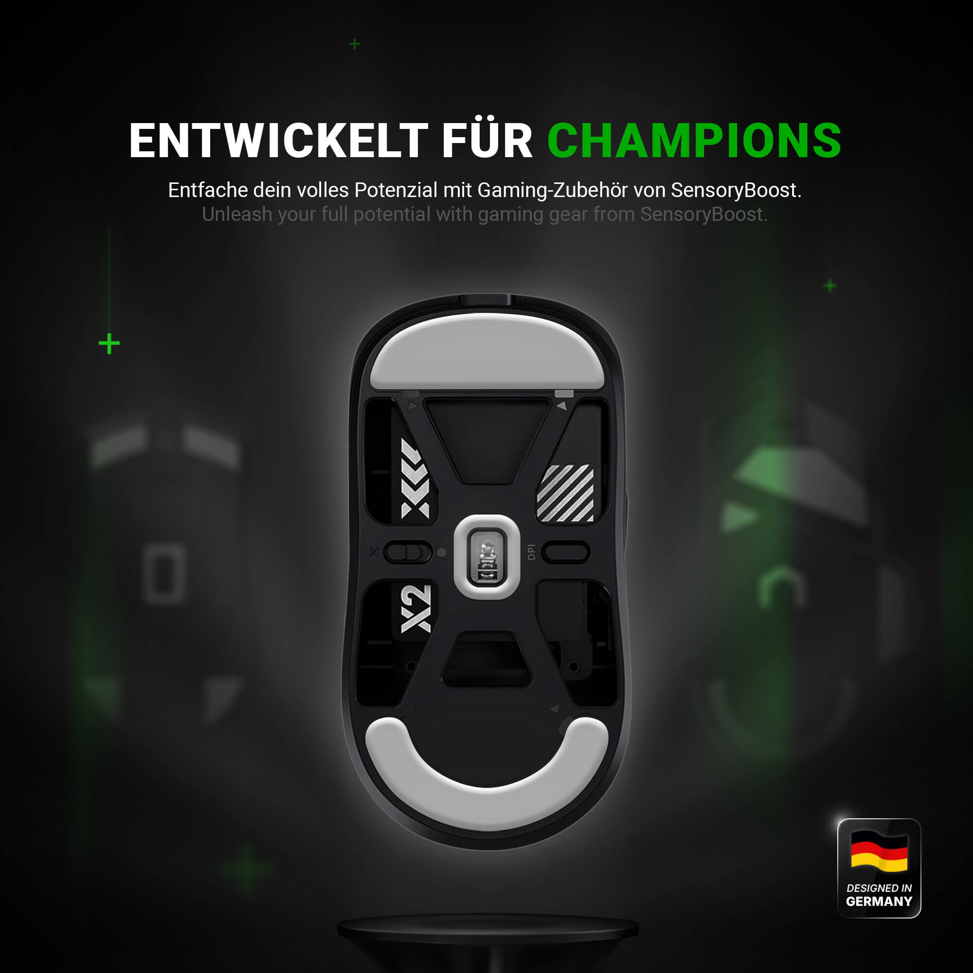 HPS Glides (2er Set) – für Pulsar Xlite V1, V2, V3, V4, Wireless