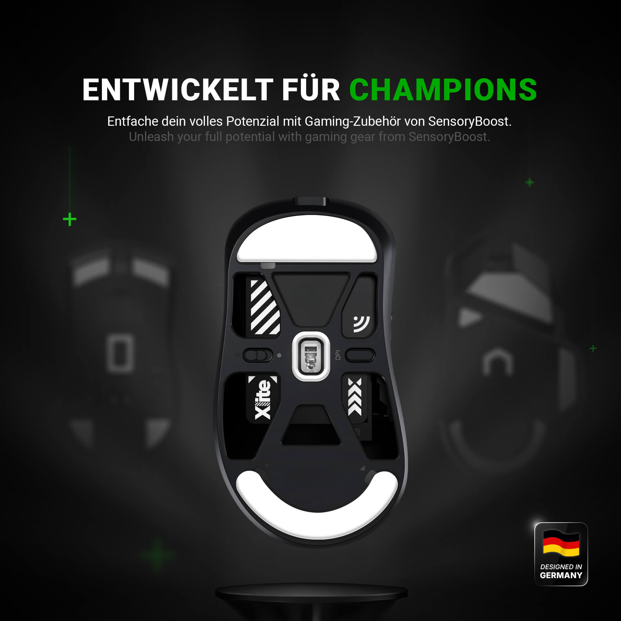 DPS Glides (2er Set) – für Pulsar XLITE V1, V2, V3, V4, Wireless, eS Series