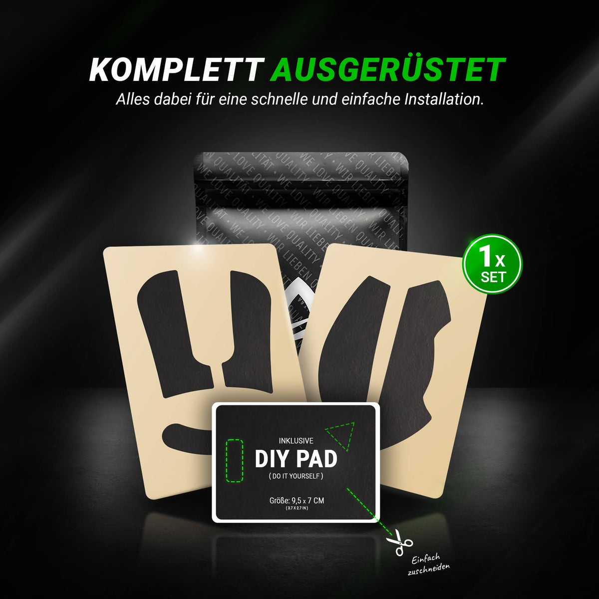STEALTH Series – Grip Tape für BenQ Zowie EC1-CW (Pre-Cut)