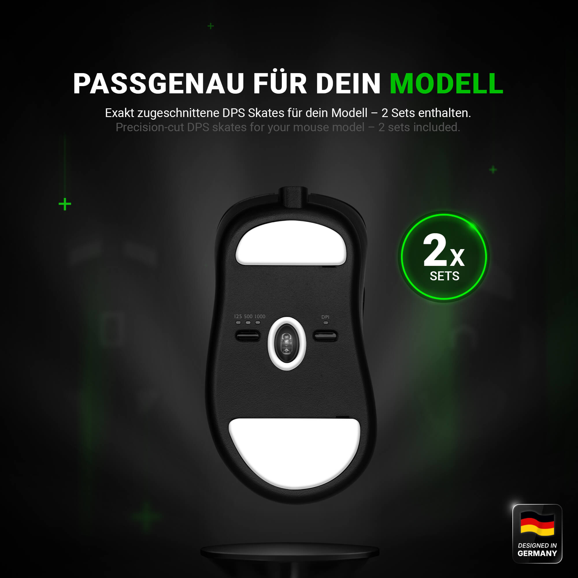 DPS Series – Mausfüße für BenQ Zowie EC1/2 , EC1/2-A , EC 1/2/3-C – PTFE