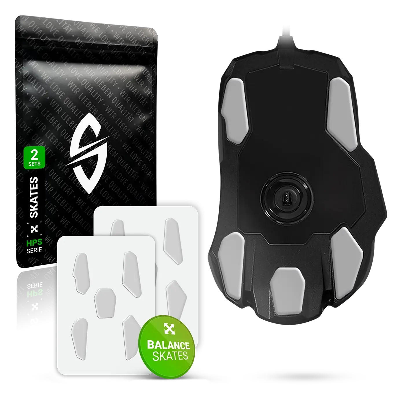 HPS Glides (2 Sets) for Roccat Kone AIMO