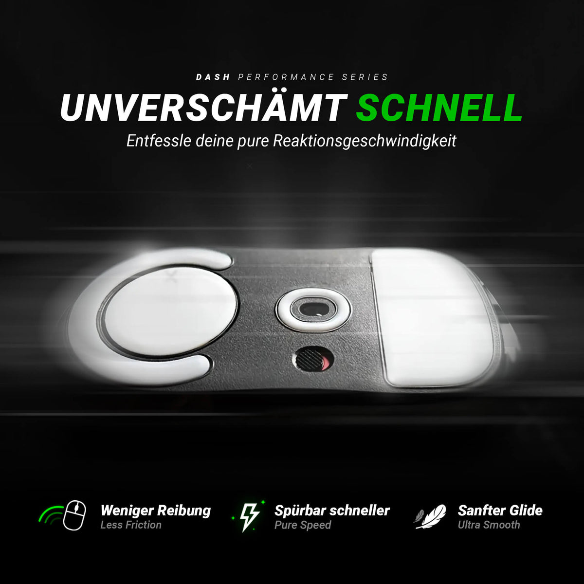 SensoryBoost® DPS Glides Set (2er Pack) für Logitech G PRO X Superlight