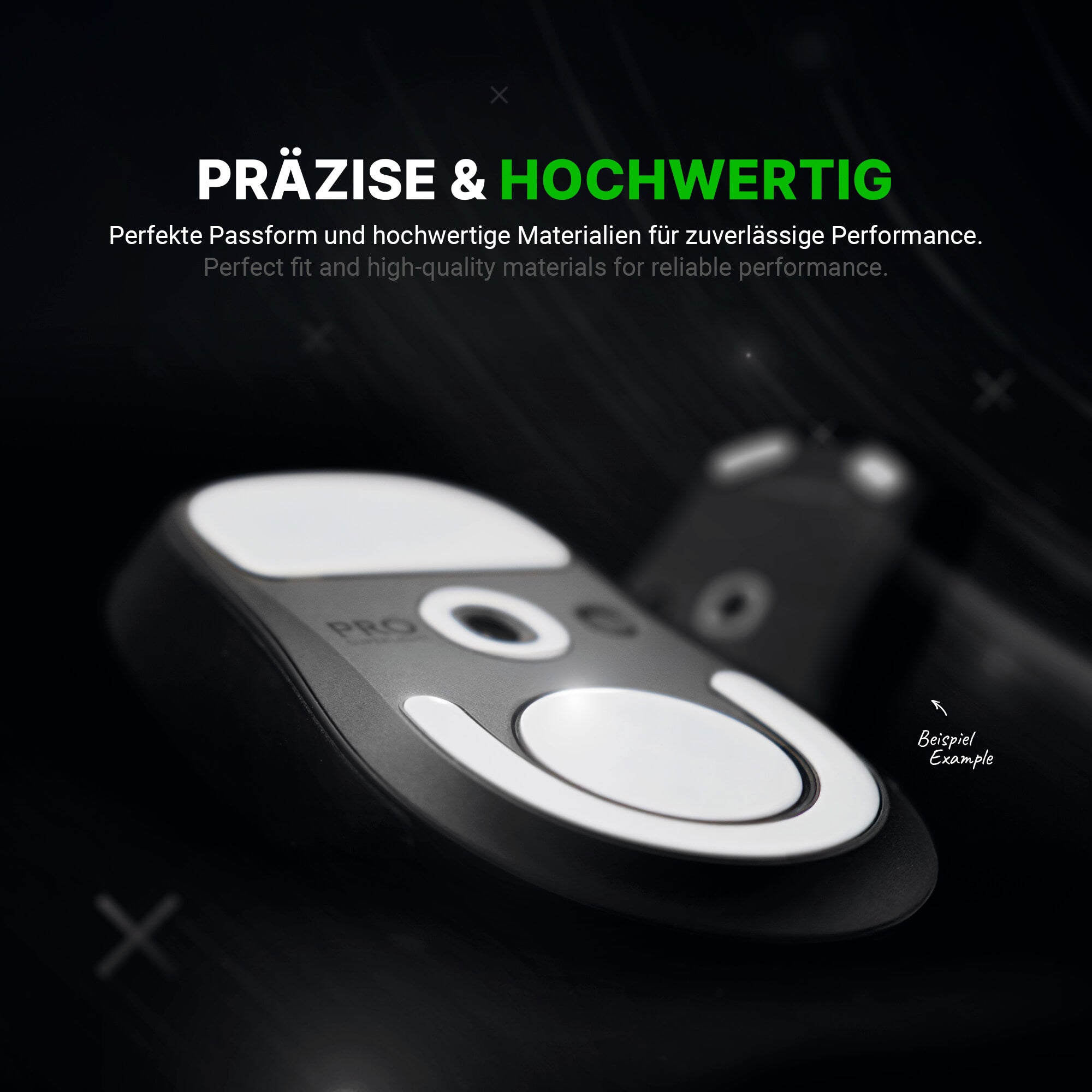 HPS Glides (2er Set) – für Logitech G PRO Wireless Gaming Maus