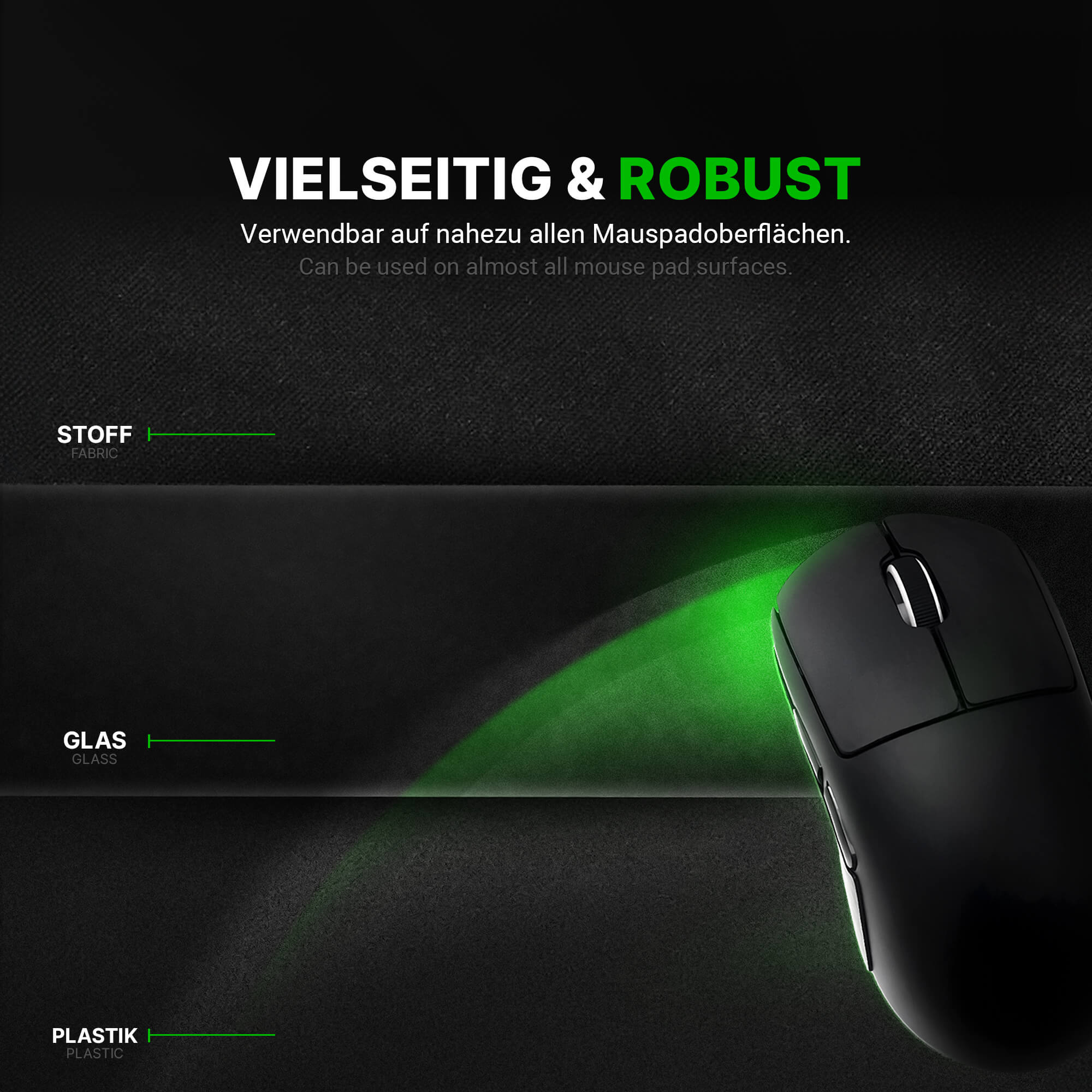 DPS Glides (2x) für Logitech G PRO Wireless, G PRO 2 Lightspeed Gaming Maus