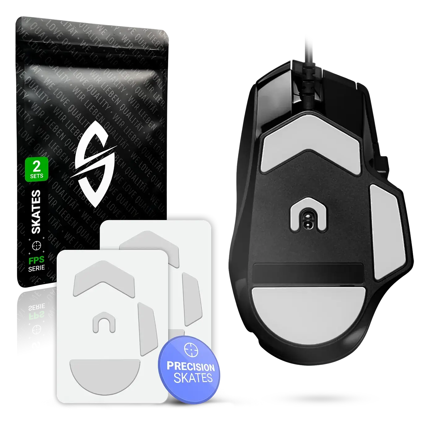 FPS Series – Mausfüße für Logitech G502 X (Kabel Ver.) – PTFE