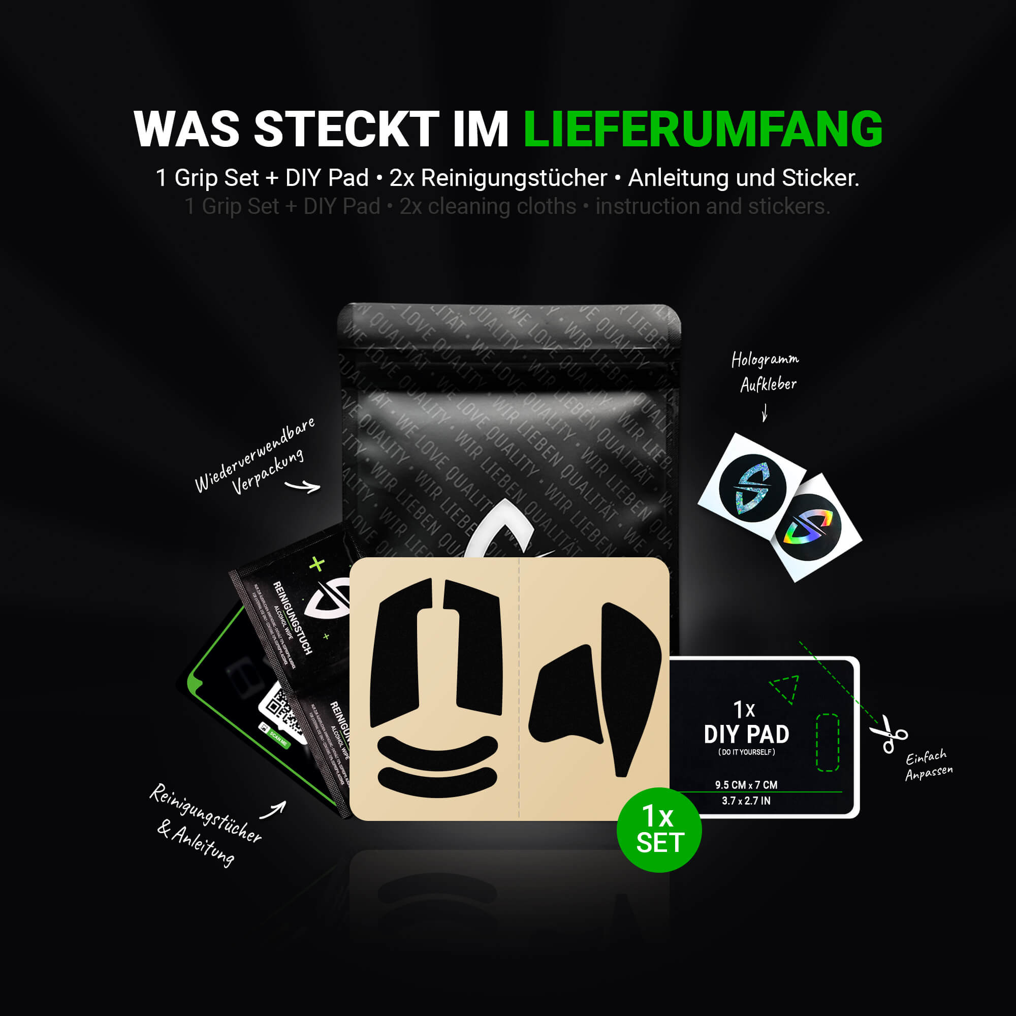 Stealth Grip Tape – für Logitech MX Master 2s