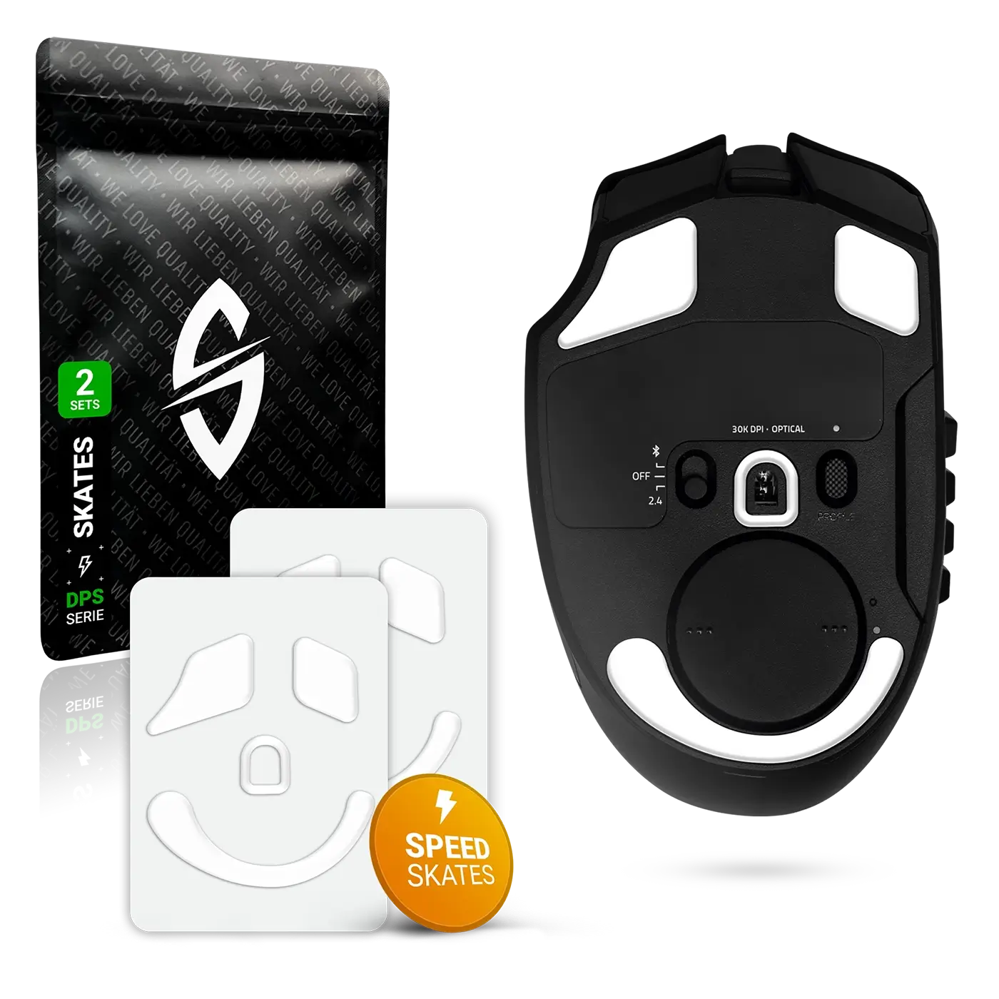 DPS Series – Mausfüße für Razer Naga V2 PRO – PTFE