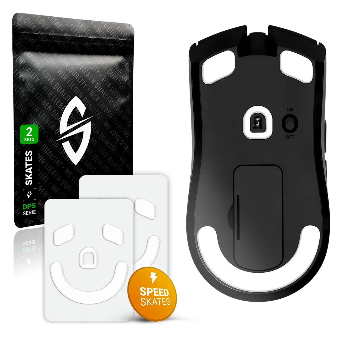 DPS Glides (Lot de 2) pour Razer Basilisk V3 X Hyperspeed - Ultra