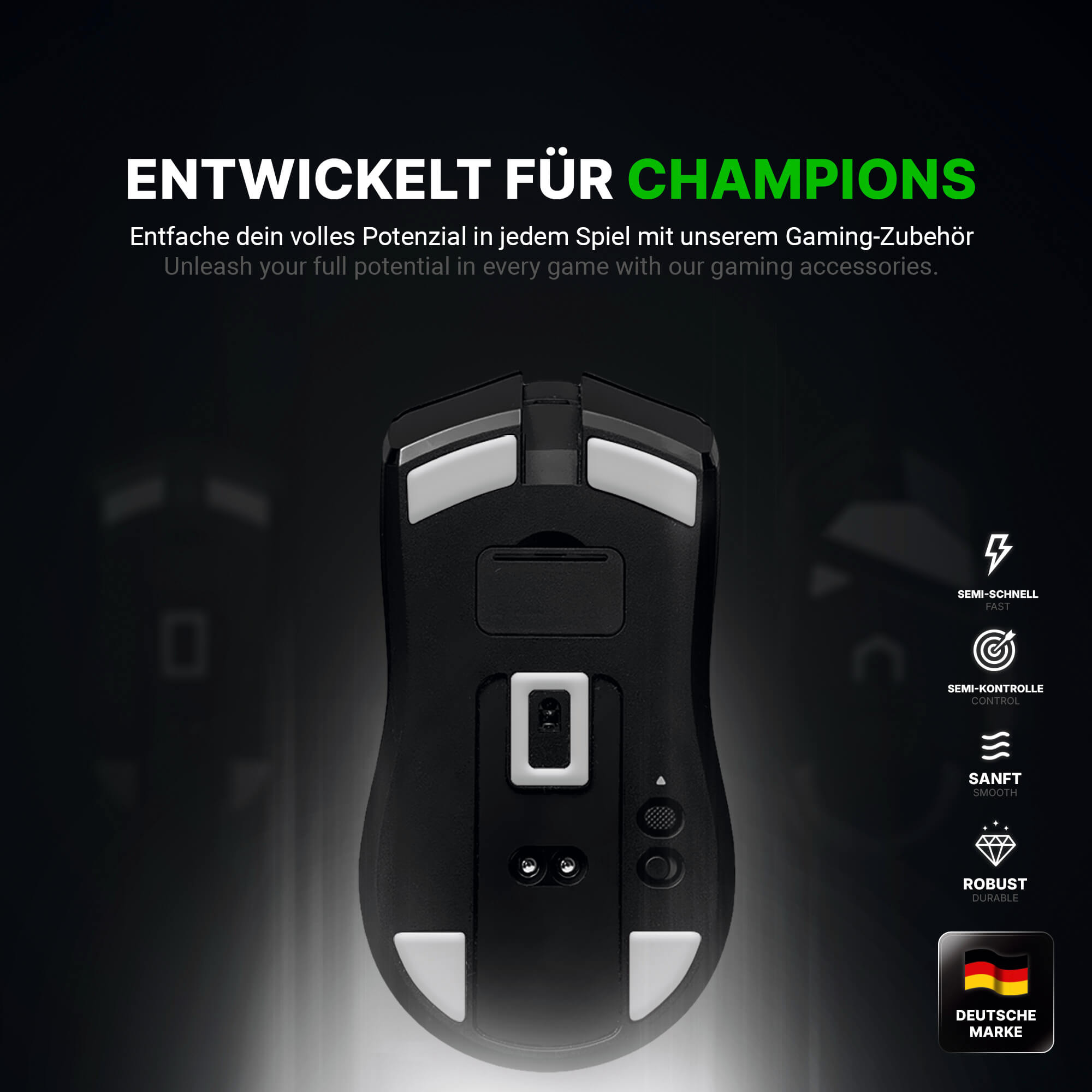 HPS Glides (2er Set) – für Razer Viper Ultimate Gaming Maus