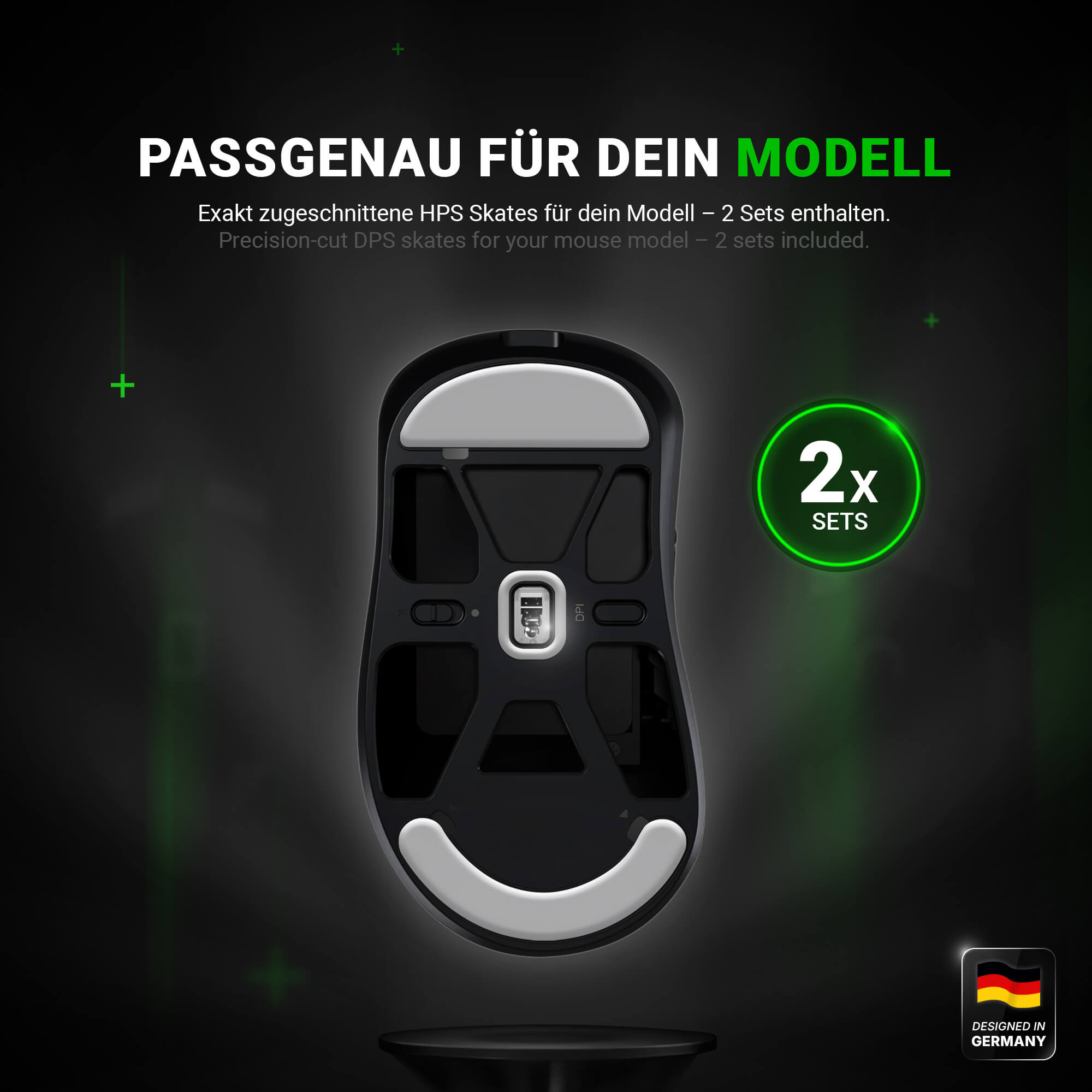 HPS Glides (2 Sets) for Pulsar X2, X2A, X2H, X2V2