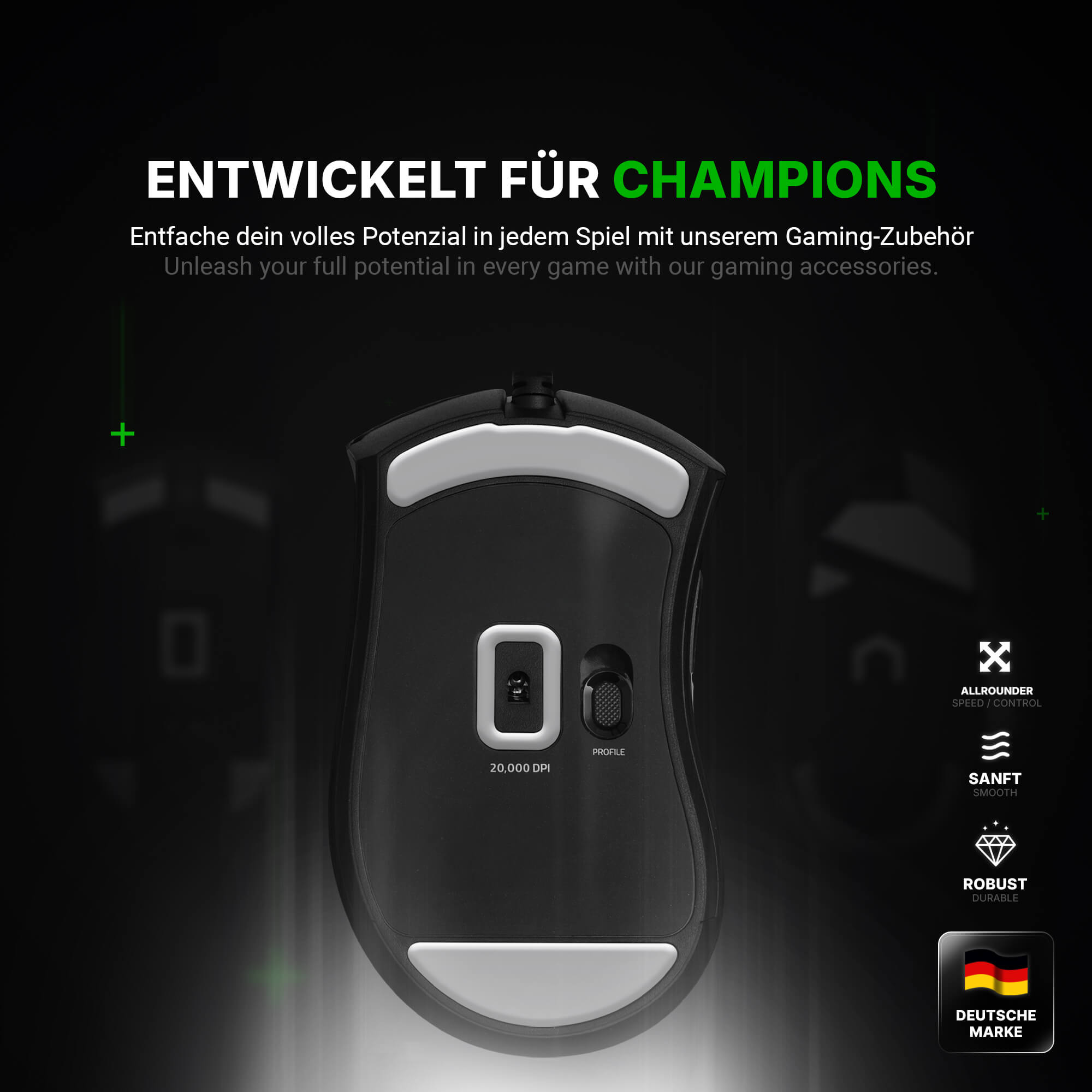 HPS Glides (2er Set) – für Razer Deathadder V2