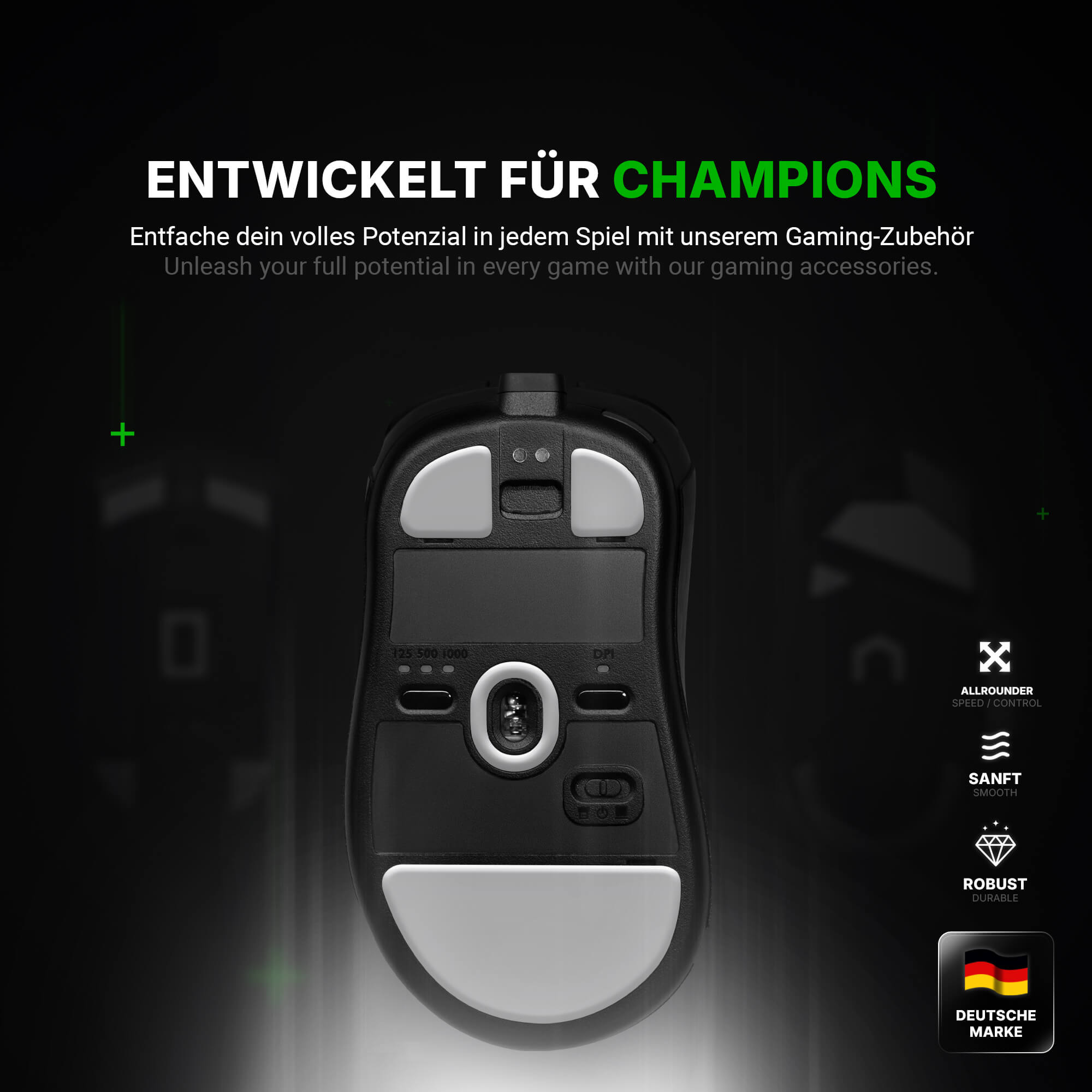 HPS Glides (2 Sets) for BenQ Zowie EC 1/2/3 CW